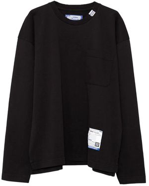 in・stru(men-tal) Pocket Jersey T-Shirt Met Lange Mouwen - Zwart