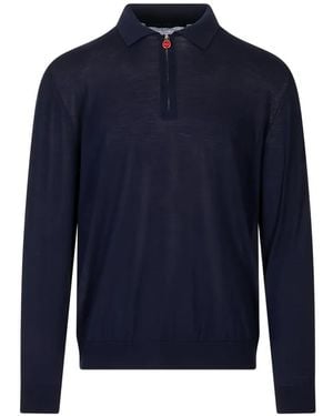 Kiton Pullover Mit Reißverschluss - Blau