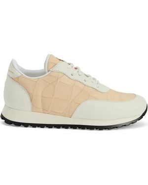 Giuseppe Zanotti Jimi クロコパターン レザースニーカー - ホワイト
