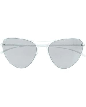 Mykita X Maison Margiela パイロット サングラス - ホワイト