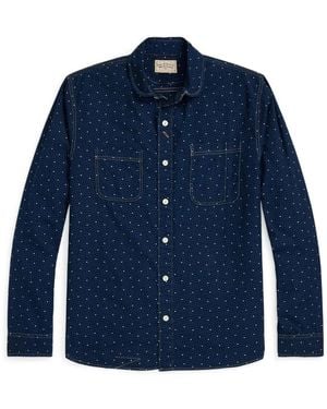 RRL Connor Overhemd - Blauw