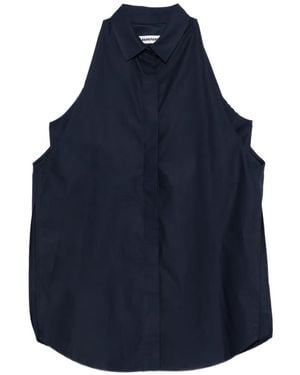 DARKPARK Halter-Neck Sleeveless Top - Blue