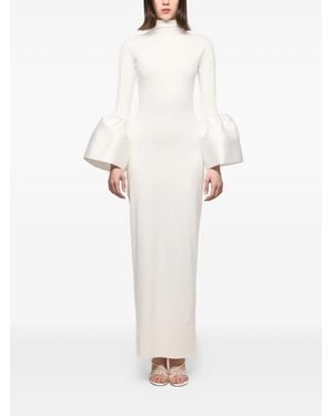 Atu Body Couture Bell-Sleeve Maxi Dress - White