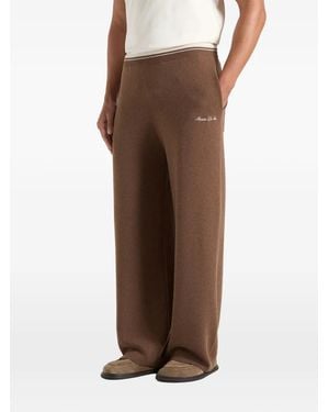 Manière De Voir Pantalon De Jogging Max En Taupe/ Colour Block Signature - Brown