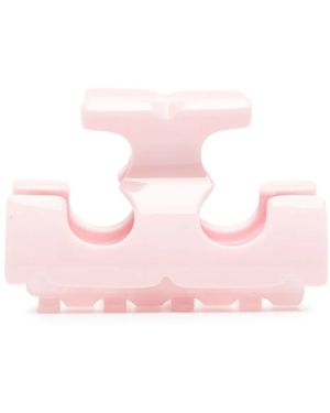 Tory Burch Serif-t ヘアクリップ - ピンク