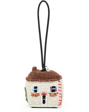 JW Anderson House Crochet Charm - White