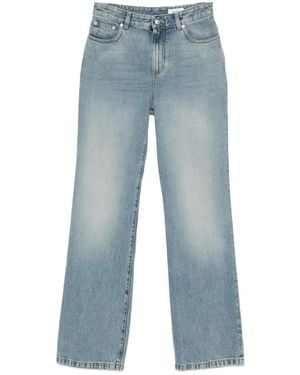 McQueen Straight-Leg Cotton Jeans - Blue