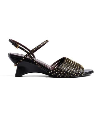 KHAITE Drew Sandals - Black