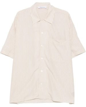 Etudes Studio Buttoned Striped Shirt - White
