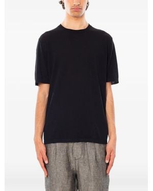 Transit T-Shirt En Crêpe À Manches Courtes - Black