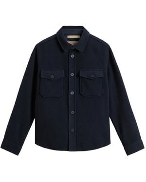 Woolrich Sobrecamisa con doble bolsillo - Azul
