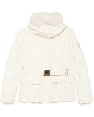AMERL Bettina Quilted Hooded Jacket - White