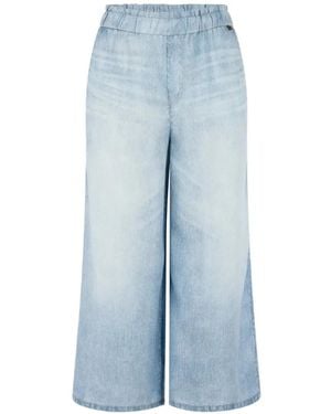 Marc Cain Willmar Elasticated-Waist Pants - Blue