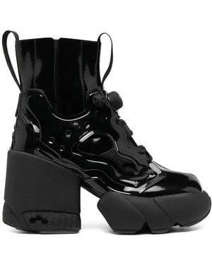 Maison Margiela Bottines Tabi À Plateforme - Black