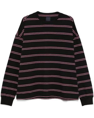 Juun.J T-Shirt A Righe - Nero