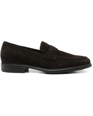Fratelli Rossetti Suede Loafers - Black