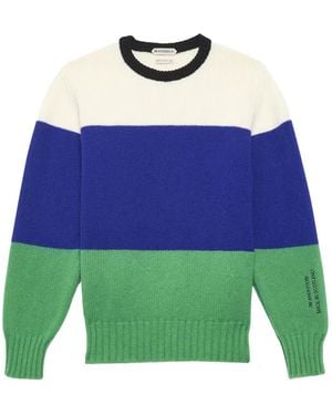 JW Anderson Colour-Block Wool Jumper - Blue