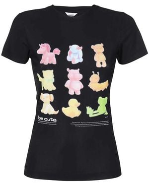 Eytys Graphic-Print T-Shirt - Black