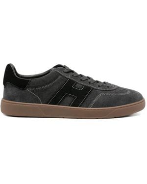 Hogan Sneakers Mit Logo-Patch - Schwarz