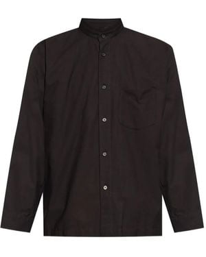 Homme Plissé Issey Miyake マンダリンカラー シャツ - ブラック