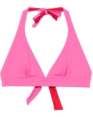 Fisico Reversible Halterneck Bikini Top - Pink