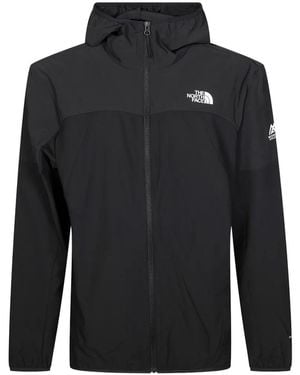 The North Face M Mountain Hooded Athletics Jacket - Black