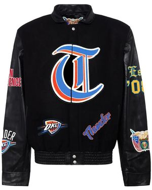 Jeff Hamilton Oklahoma City Thunder Varsity Jacket - Blue