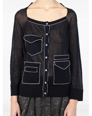 Kiko Kostadinov Kreiner Cardigan - Black