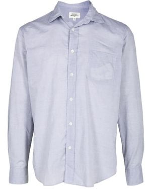 Hartford Paul Patch-Pocket Shirt - Blue