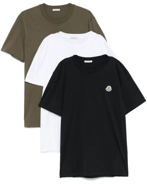 Moncler T-Shirt Pack - Black