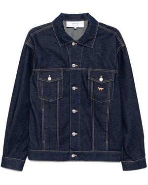 Maison Kitsuné Trucker Jacket - Blue