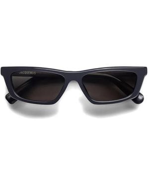 Jacquemus Trapezi Sonnenbrille Mit Eckigem Gestell - Schwarz