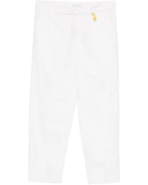 Manuel Ritz Logo-Charm Trousers - White