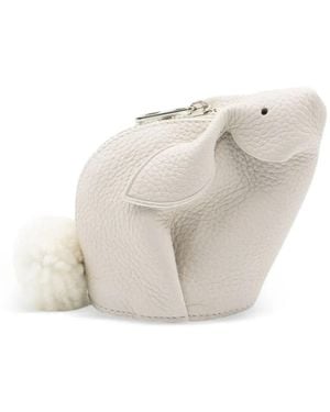 Loewe Bunny Leather Coin Purse - White