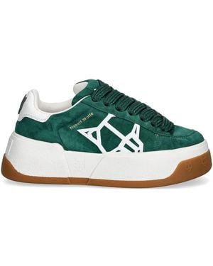 Naked Wolfe Platform Trainers - Green