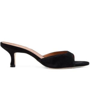 STAUD Brigitte Peep-Toe Sandals - Black