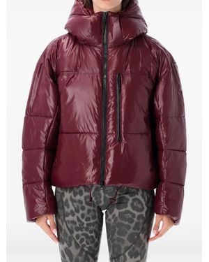 adidas By Stella McCartney X Stella Mccartney Detachable-Hood Quilted Puffer Jacket - Red