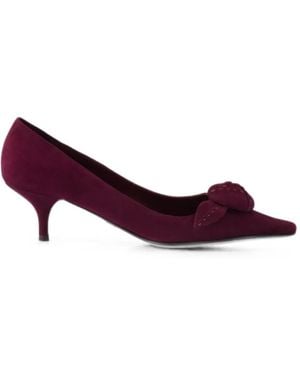 Prada Suede Pumps - Purple