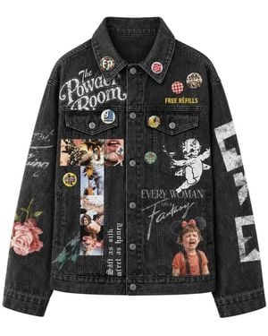 Free Refills The Powder Room Denim Jacket - Black