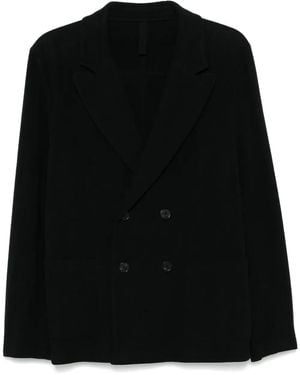 Harris Wharf London Peak-Lapel Blazer - Black