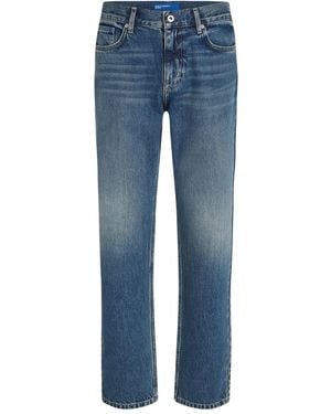KARL LAGERFELD Cotton Straight Jeans - Blue