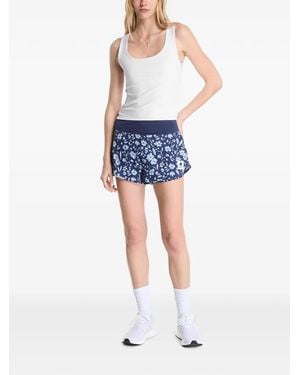 Saysky Flower Pace Floral-Print Shorts - Blue