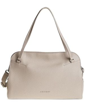 Orciani Midi Lido Shoulder Bag - Natural