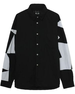 COMME DES GARÇON BLACK Geometric-Print Shirt - Black