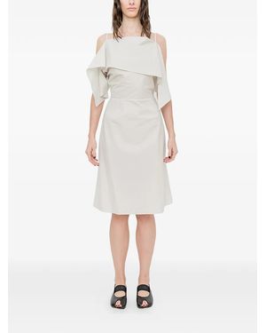MM6 by Maison Margiela Open-Shoulder Mini Dress - White