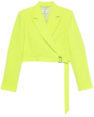 CASABLANCA Buckled Jacket - Yellow