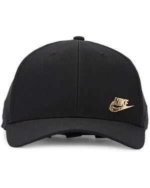 Nike Dri-Fit Club Metal-Logo Cap - Black