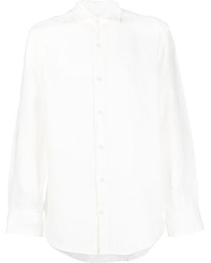 Mc2 Saint Barth Button-Up Long-Sleeve Shirt - White