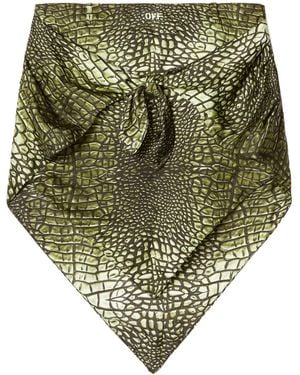 Off-White c/o Virgil Abloh Croco Bandana Rock - Grün