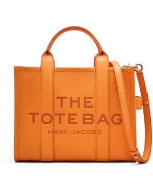 Marc Jacobs The Medium Leather Tote - Orange